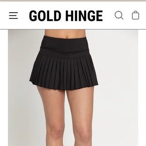 Goldhinge tennis skirt, size L